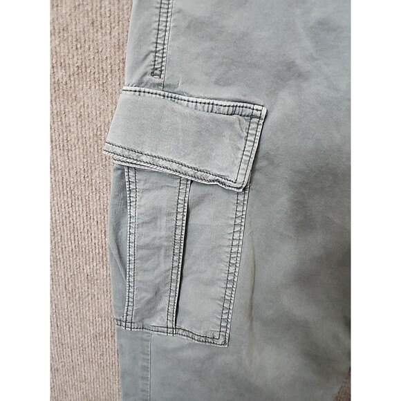American Eagle Cargo Jogger Pants Womens 6 Gray Stretch Lyocell Blend - Picture 3 of 10